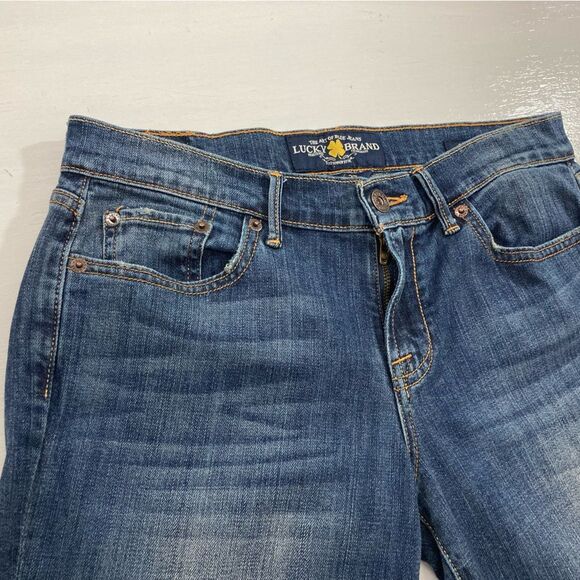 Lucky Brand Sweet N Low Jeans 4/27 Bootcut Blue Denim Y2K Western Casual - Picture 4 of 11